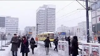 Ghiaccio a Berlino, &egrave; allerta freddo in Germania
