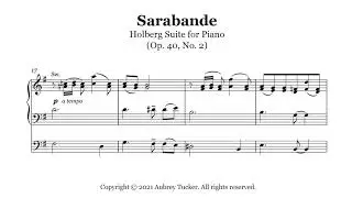 Organ: Sarabande from Holberg Suite for Piano (Op. 40, No. 2) - Edvard Grieg