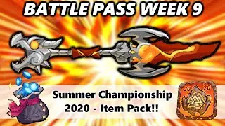 MAGMA HEART Lance Skin!! + Battle Pass Week 9 Missions!! &bull; Brawlhalla Gameplay