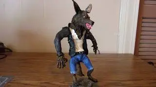 I Sculpted a Cyborg Werewolf-The Furminator!