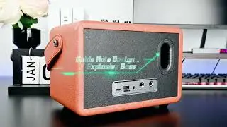 Bring your voice to the spotlight Portable karaoke speaker for your music life
