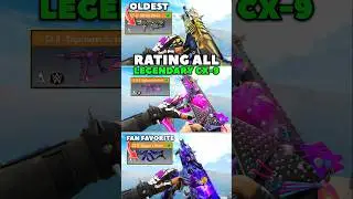 Rating all Legendary CX9 skin in CODM