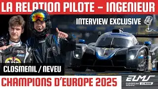 La relation Pilote Ing&eacute;nieur entre Adrien Closmenil et Julien Neveu chez CLX Motorsport en ELMS 2025