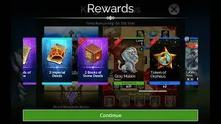 (Gems of War) All 55 Levels of Kingdom Pass Rewards At Once. (12-11-2021)