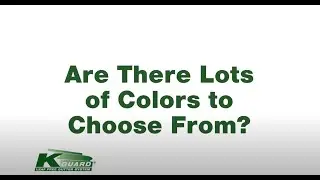 K-Guard Gutter Color Options