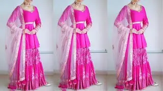 New Sharara Dress Design 2021 | Party Wear Sharara Suit Design | Simple Sharara Dress Design