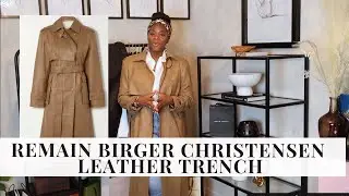 КОЖАНЫЙ ТРЕНЧ REMAIN BIRGER CRISENSEN &ndash; ДЛЯ ВЫСОКИХ ДЕВУШЕК | КОКОСТИЛЕСНИ