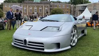 Bugatti EB110 SS Exhaust Sound Start up London- Ex Brunei Car