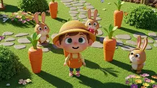 Magic Carrot Garden Song | Fun Counting & Garden Adventure for Kids | Nursery Rhyme