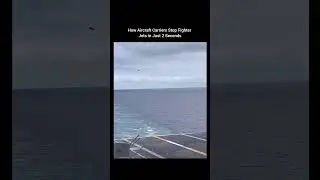 How Aircraft Carriers Stop Fighter Jets in Just 2 Seconds