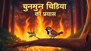 चुनमुन चिड़िया का प्रयास | छोटी चिड़िया की बड़ी सीख | Moral Story | Never Give Up |प्रेरणादायक कहानी