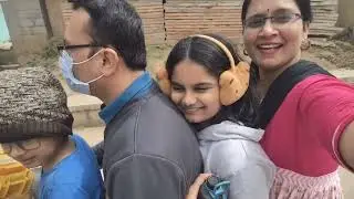 Scooty (gadi)  chya vedna.....🛵👫👧🧒😅😜#viral #vlog #family comedy vlogs #food blog #family blog