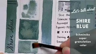 Let's talk about Schmincke Shire Blue