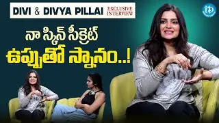 Actress Divya Pillai about Skin Care Secret | Actress Divi | Anchor Darsha