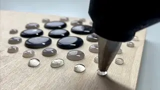 WOW! Creative hot glue painting porcelain looking step by step tutorial