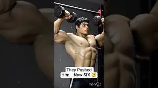 skinny to bodybuilder ban gaya 😨🤔#ai #shorts
