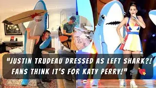 Justin Trudeau&rsquo;s &ldquo;Left Shark&rdquo; Halloween Look Sparks Katy Perry Romance Buzz!