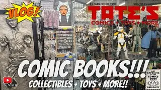💥 COMIC BOOK VLOG at Tate's Comics (Superman & Flash + Deadpool + Batman + MORE❗️) - Nile Fortner