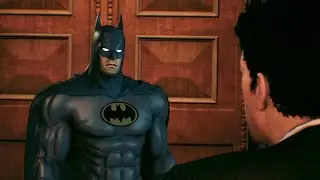Классический Бэтмен &mdash; сцена разоблачения в костюме-модификаторе в Arkham Knight