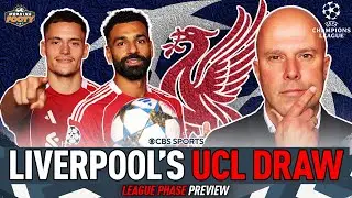 Liverpool face Real Madrid, Inter Milan & Atl&eacute;tico in UCL League Phase | Draw Reaction | CBS Sports