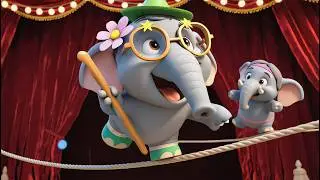 One Elephant Went Out to Play | Counting Song for Kids