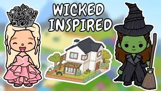 WICKED Inspired House Design 💚💗 Toca Boca Design Ideas 😍 TOCA GIRLZ