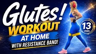 13 MIN GLUTES WORKOUT | Grow Your Booty Fast with Resistance Bands | Diana Alexandrova 