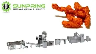 Cheetos/cheese curls/corn curls making machine | SunPring&reg;