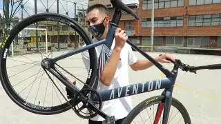 Salí a probar mi NUEVA BICICLETA AVENTON mataro FIXED GEAR