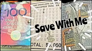 100 ENVELOPE CHALLENGE SAVE WITH ME #foryou #fyp #100envelopechallenge #money #savemoney #challenge