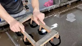 Water transfer printing carbon fiber automotive interior parts#water #respect #wood