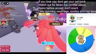 ADOPT ME TRADING! SPIN THE WHEEL TO WIN!!! (JOIN LIVE) Broketorichh