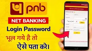PNB Net Banking Password Reset | How to Reset PNB Net Banking Password