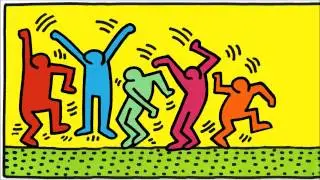 Keith Haring - Dancing Figures Flash Animation