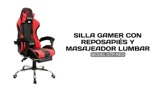 KUZLER // ARMADO SILLA GAMER CON REPOSAPI&Eacute;S Y MASAJEADOR LUMBAR