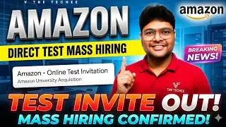 👌Breaking News: Direct Test from Amazon | 12th Pass to Any Degree | Latest Jobs from Amazon