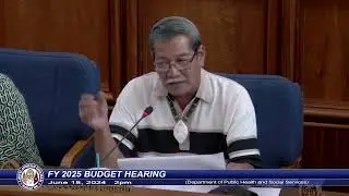 FY 2025 Budget Hearing - Senator Joe S. San Agustin - June 18, 2024 2pm DPHSS