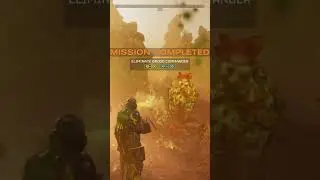 Brood Commander was liberated by my big gun #helldivers2 #democracy