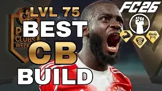 ЛУЧШИЙ ЦЕНТРАЛЬНЫЙ ЗАЩИТНИК *МАКСИМАЛЬНЫЙ УРОВЕНЬ 75* | EA SPORTS FC 26 CLUBS BALLER BUILD
