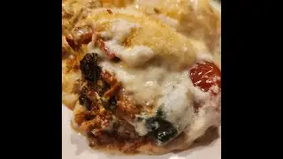 Recipe Roulette - Veggie Sausage with Baked Eggs and Ricotta Cheese