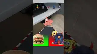 Can SpongeBob Beast Win Against Angry Patrick Star!!!