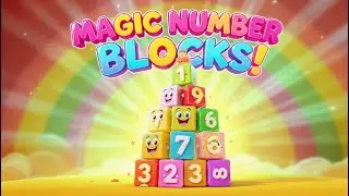 Count & Build with Number Blocks 🌈 Kids Song #toddlers #cartoon #rhymes #numbers
