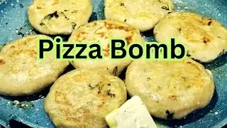  Chicken Cheese Pizza Bomb | Wheat Flour Chicken Pizza Bomb without Oven |  @rkcreations7218 