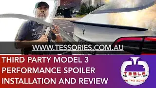 Tesla Model 3 Performance Third Party Spolier | Installation | Review Video | www.Tessories.com.au