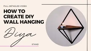 Wall Hanging Diya Stand 🪔✨ #festival  #newyear  #diy  #diya