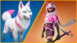 KITSUNE + VI COMBO ✨ FORTNITE GAMEPLAY WITH  PETS !! 💗 