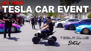 My first Tesla car event experience in California @teslaclubsocal