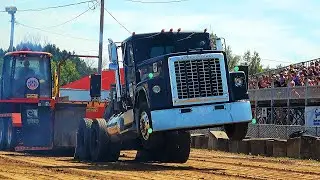 Detroit Diesel 2 Stroke Trucks pulling at Expo Richmond Fair 2024 by JC Pulling Videos