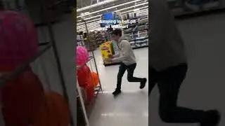 Jumping into Walmart ball pit