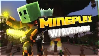 Rustydawgt RETURNS to Mineplex Games! Minecraft Minigames- Bomb Lobbers and Micro Battles